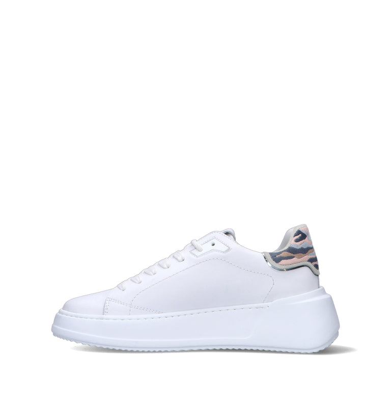 PHILIPPE MODEL Sneaker donna bianca in pelle
