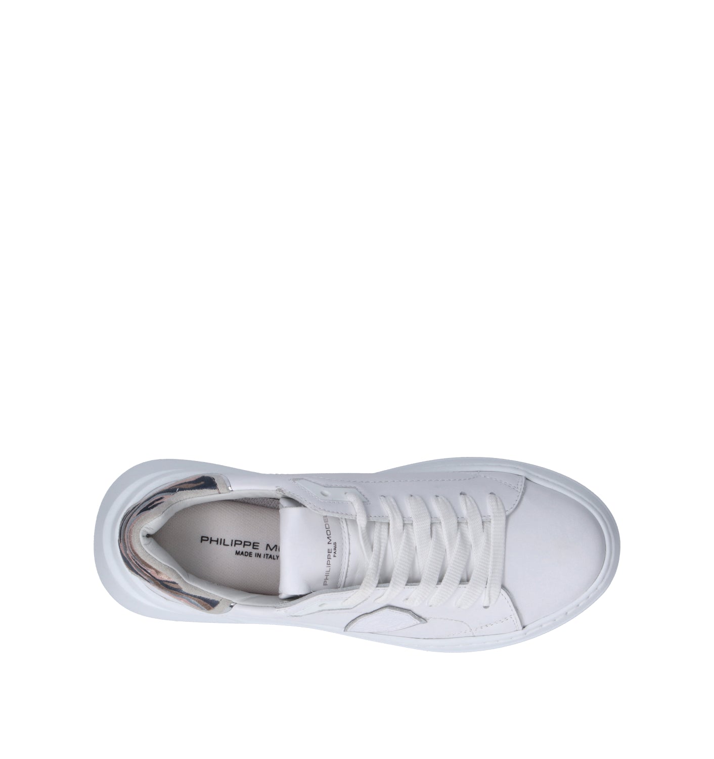 PHILIPPE MODEL Sneaker donna bianca in pelle