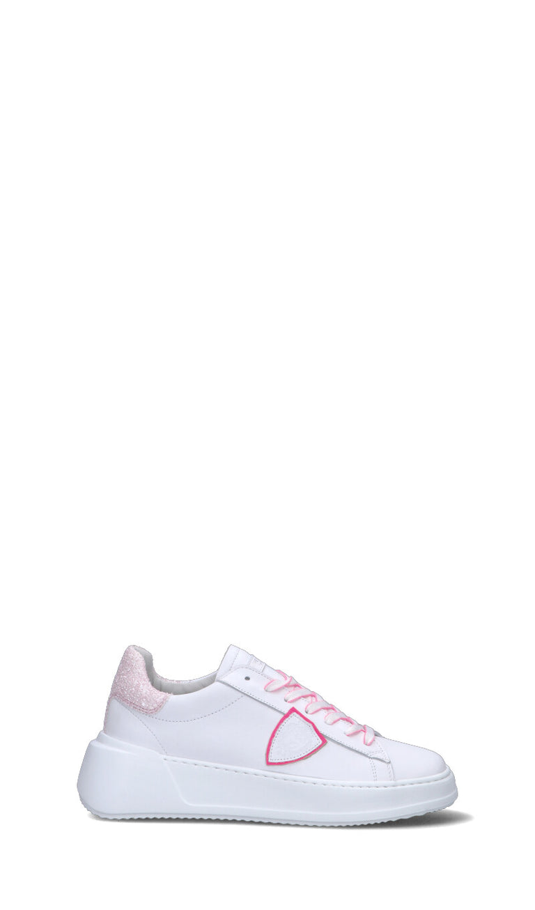 PHILIPPE MODEL Sneaker donna bianca/rosa