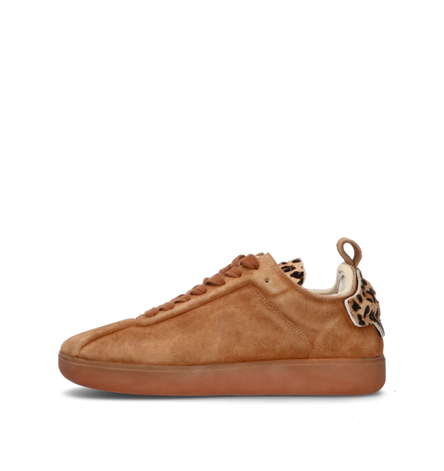 NINE AN HALF Sneaker donna marrone in suede