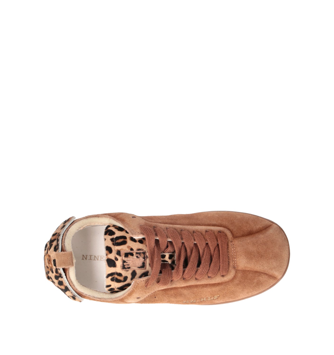 NINE AN HALF Sneaker donna marrone in suede