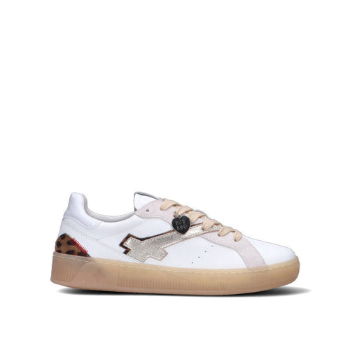 GIO+  Sneaker donna bianca in pelle