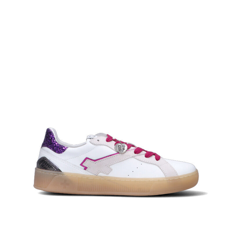 GIO+ Sneaker donna bianca in pelle