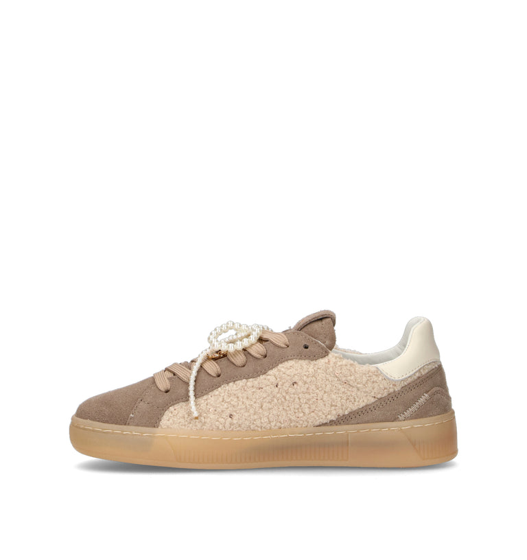 GIO+ Sneaker donna taupe in suede