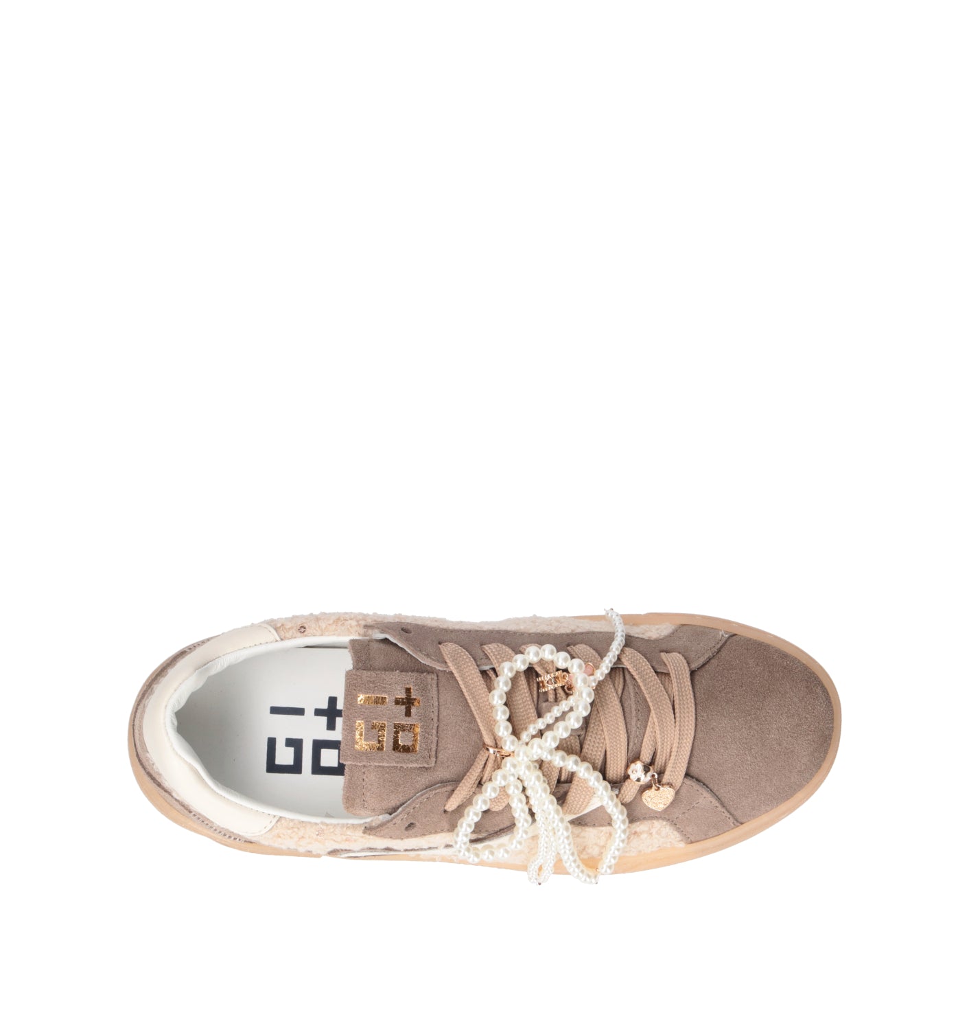 GIO+ Sneaker donna taupe in suede