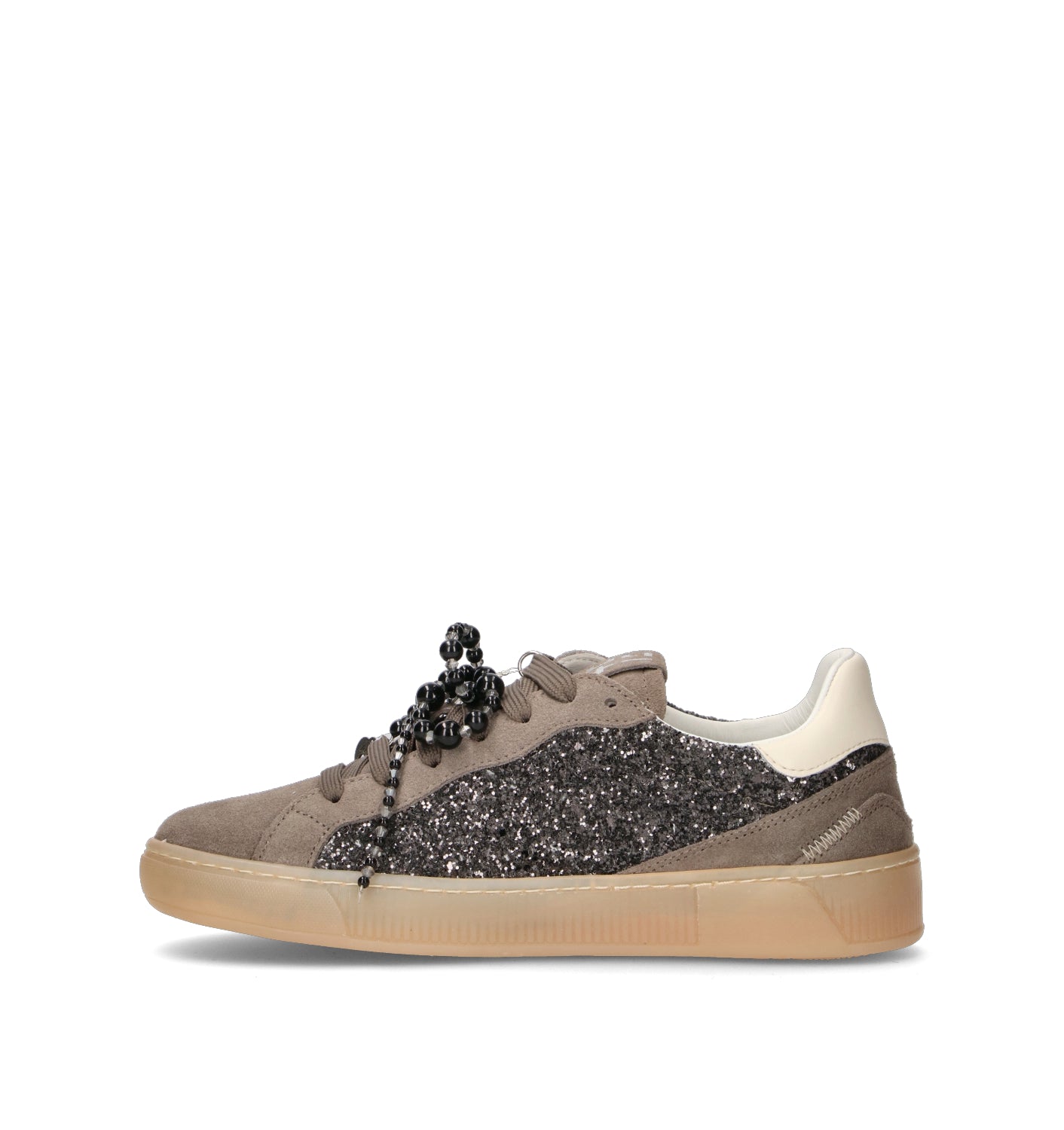 GIO+ Sneaker donna grigia in suede