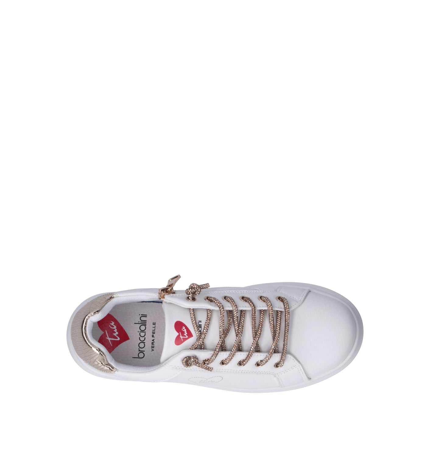 BRACCIALINI Sneaker donna bianca