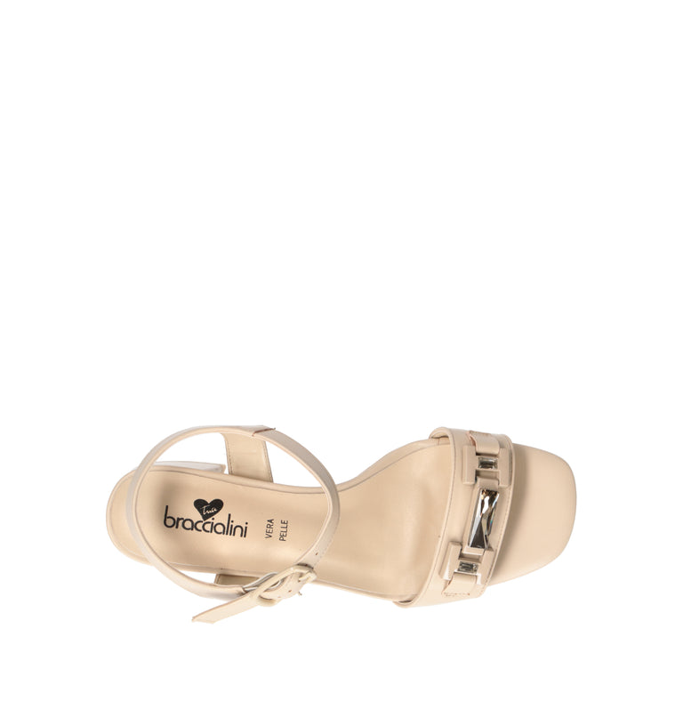 BRACCIALINI Sandalo donna beige