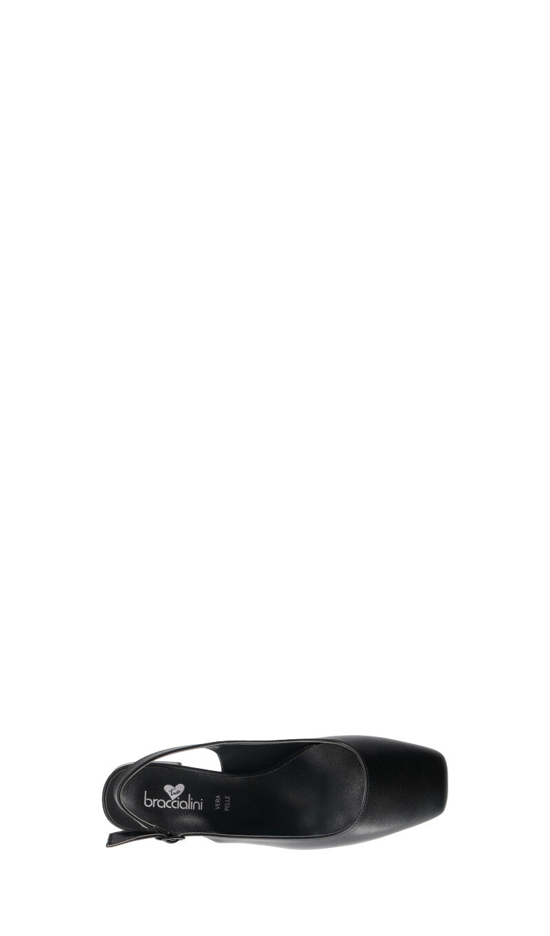 BRACCIALINI Slingback donna nera