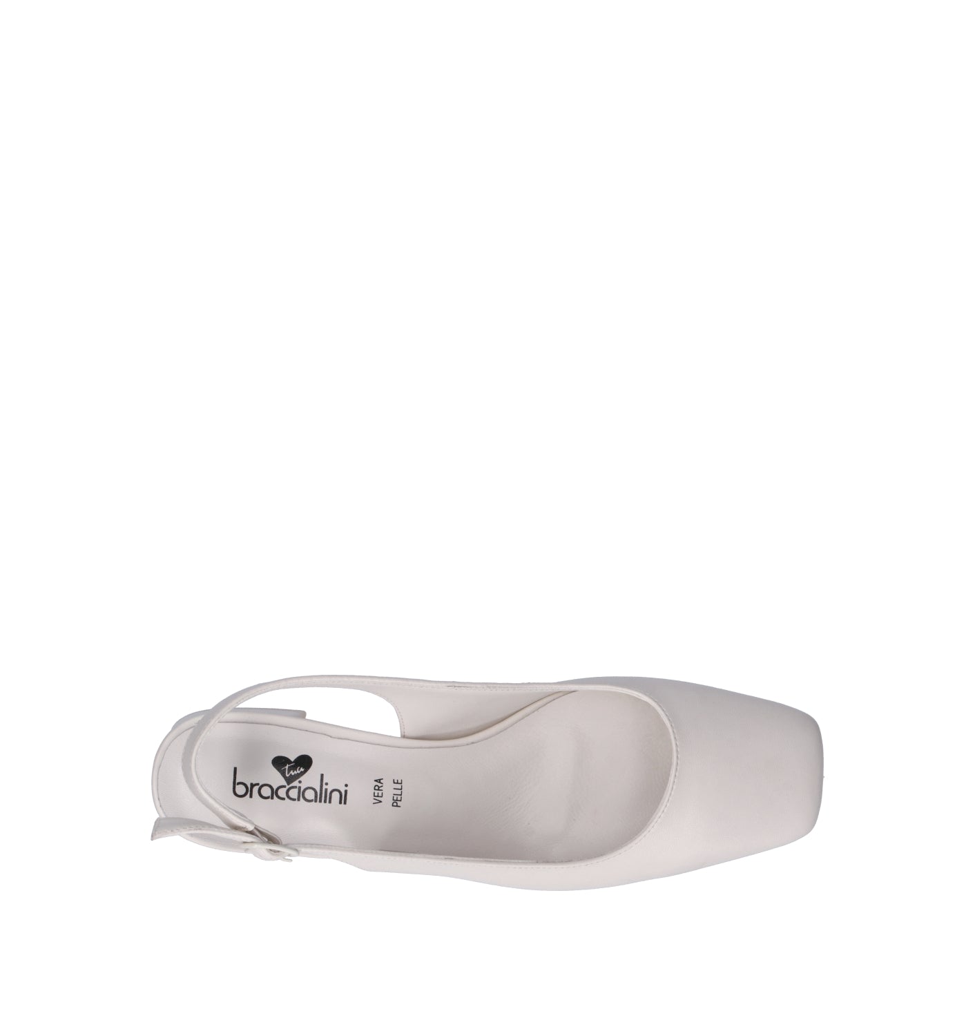 BRACCIALINI Slingback donna crema