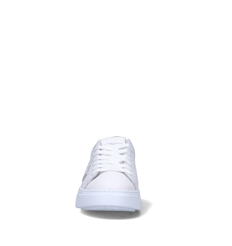 PHILIPPE MODEL Sneaker donna bianca in pelle