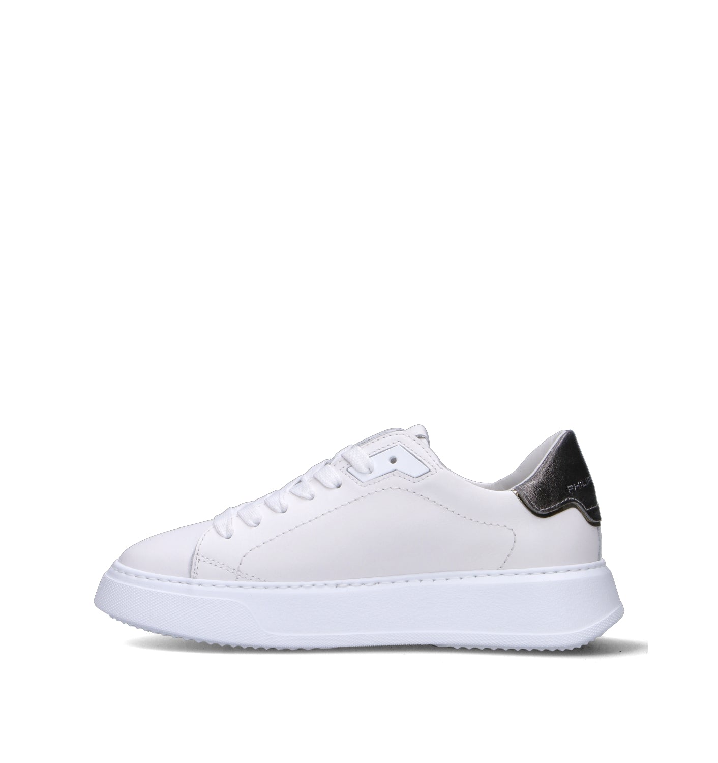PHILIPPE MODEL Sneaker donna bianca in pelle