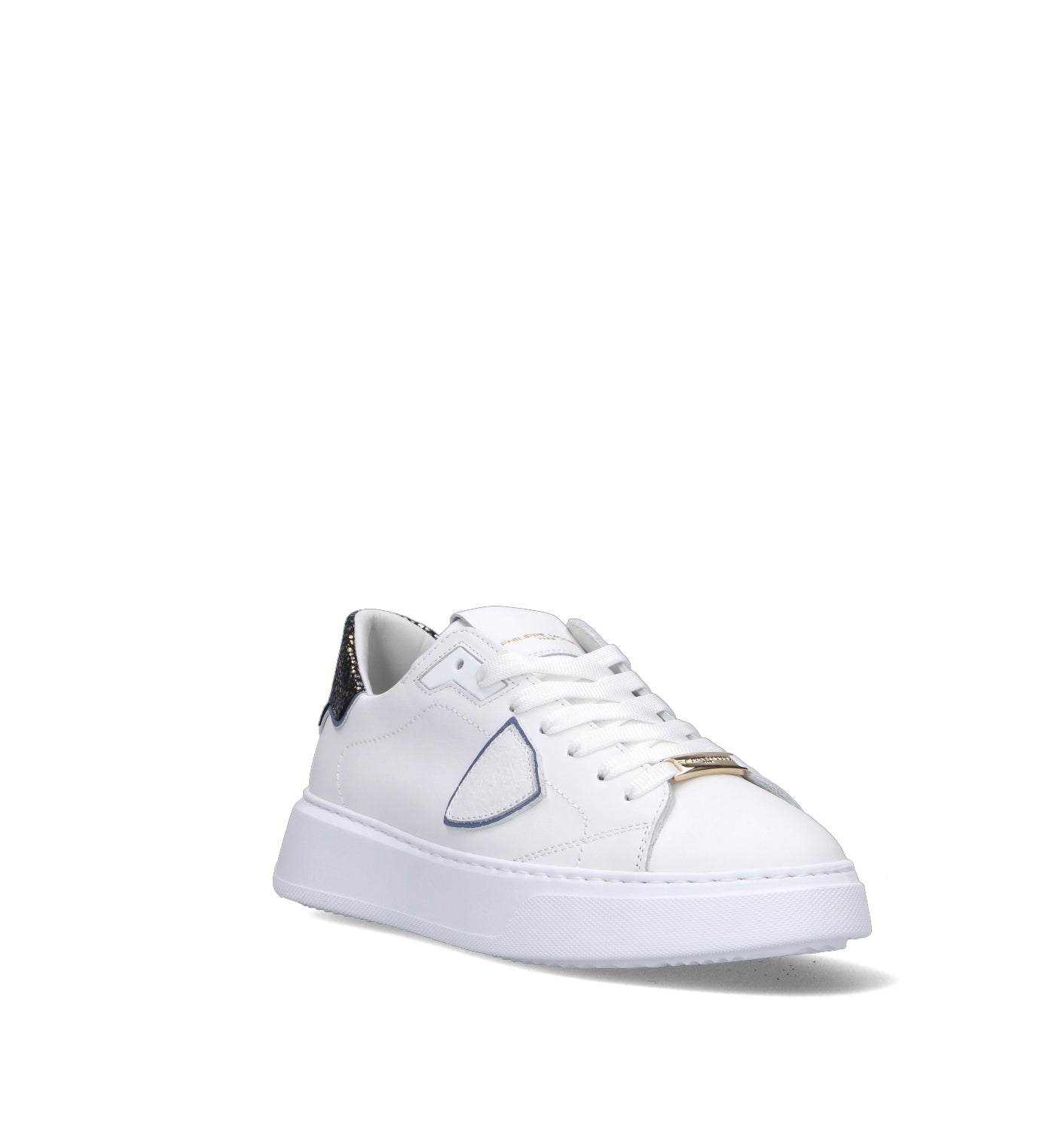 PHILIPPE MODEL Sneaker donna bianca in pelle