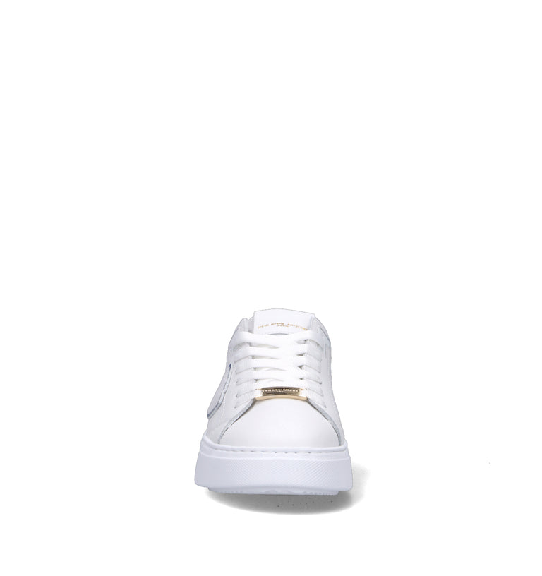 PHILIPPE MODEL Sneaker donna bianca in pelle
