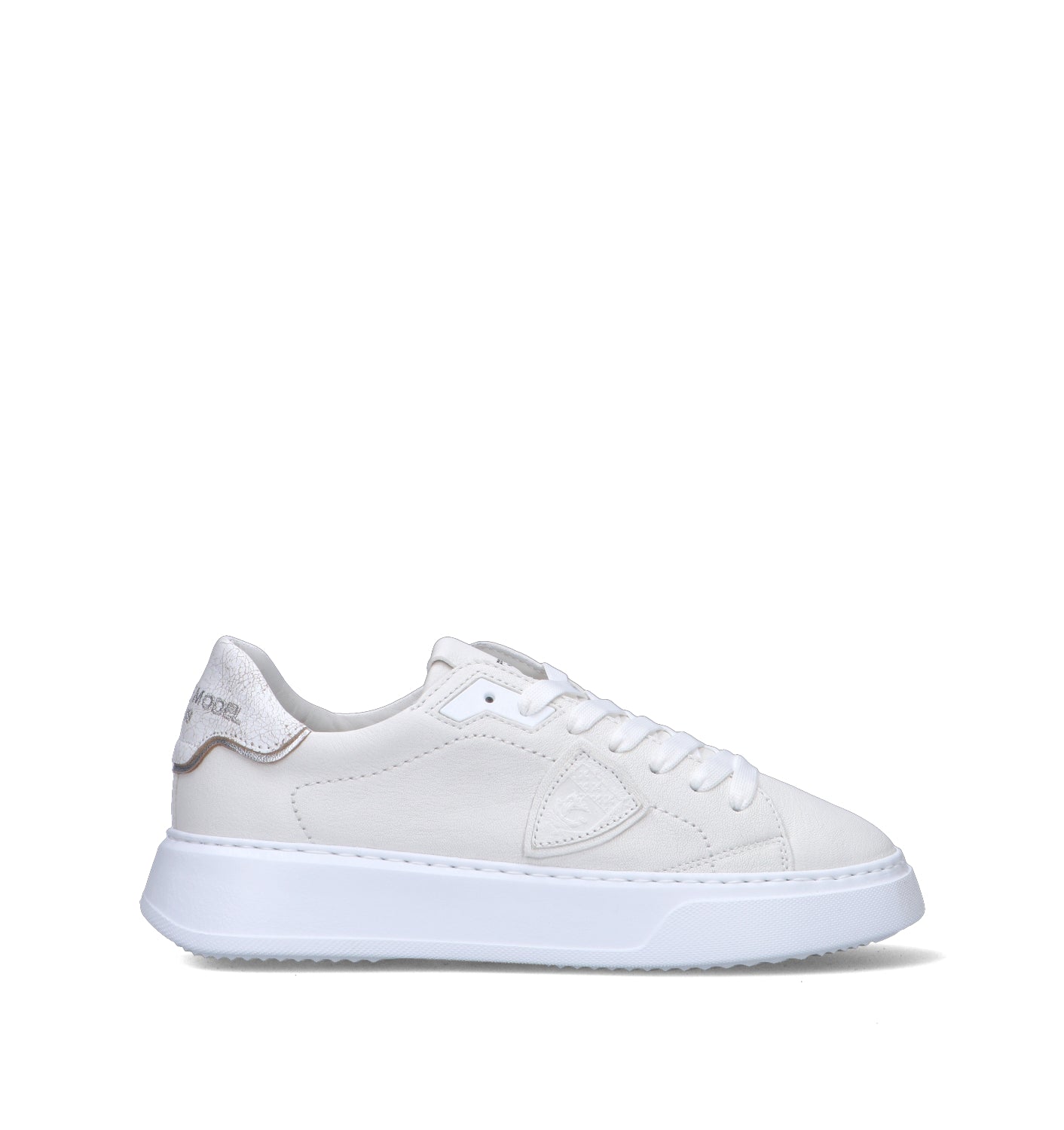 PHILIPPE MODEL Sneaker donna bianca in pelle