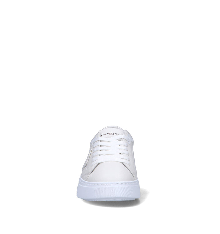 PHILIPPE MODEL Sneaker donna bianca in pelle