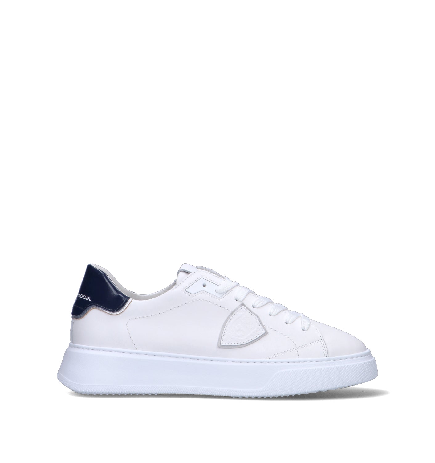 PHILIPPE MODEL Sneaker uomo bianca in pelle