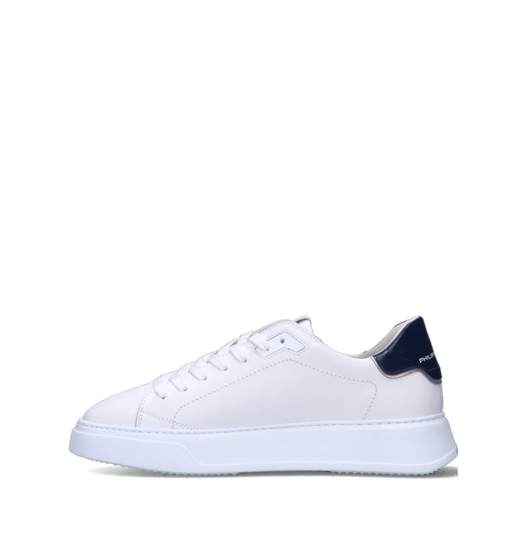 PHILIPPE MODEL Sneaker uomo bianca in pelle