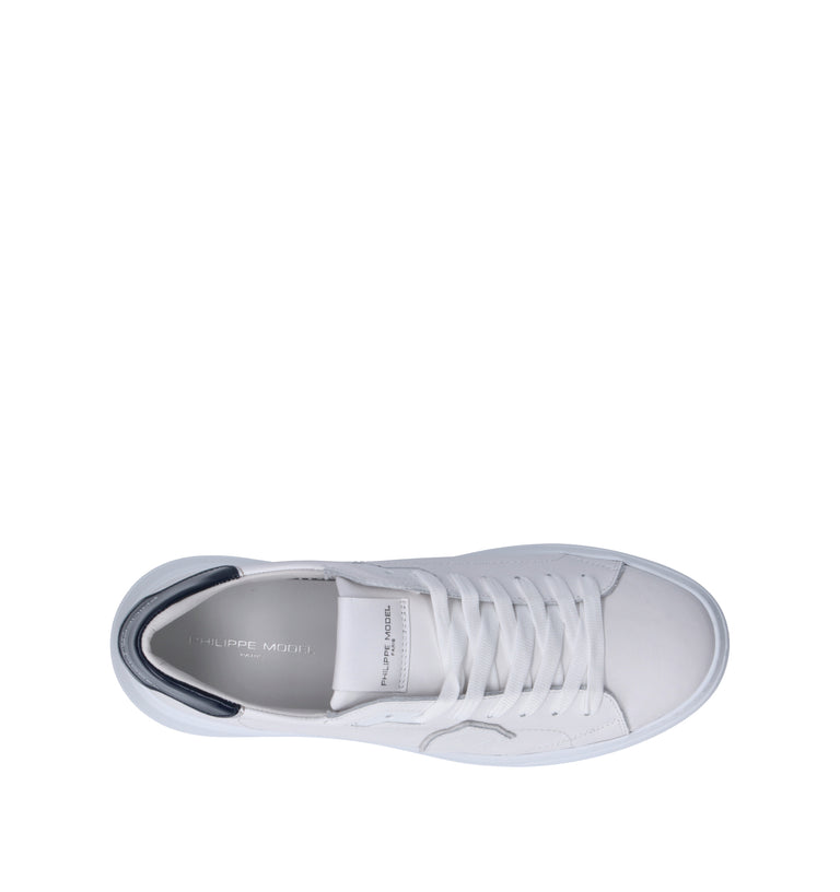 PHILIPPE MODEL Sneaker uomo bianca in pelle