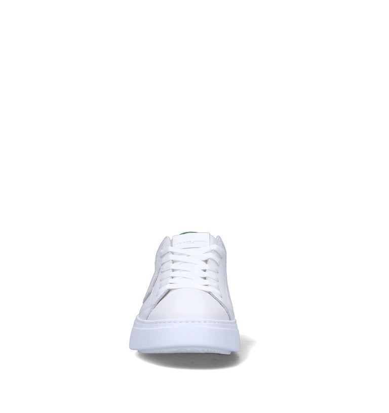 PHILIPPE MODEL Sneaker uomo bianca/verde in pelle
