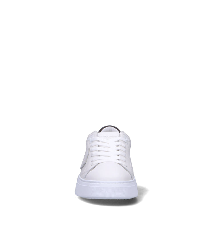PHILIPPE MODEL Sneaker uomo bianca/nera in pelle