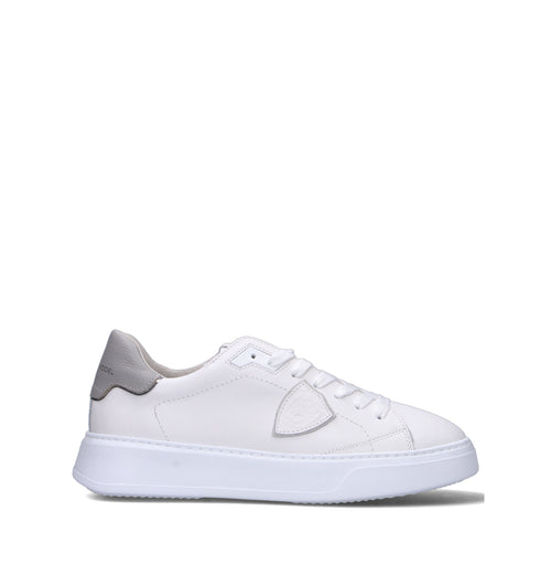 PHILIPPE MODEL Sneaker uomo bianca in pelle