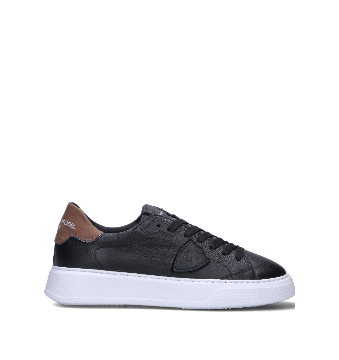 PHILIPPE MODEL Sneaker uomo nera in pelle