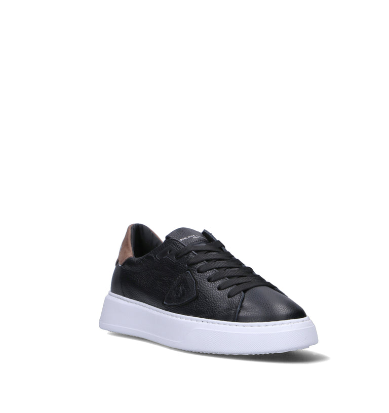 PHILIPPE MODEL Sneaker uomo nera in pelle