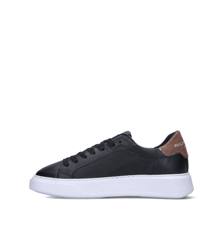 PHILIPPE MODEL Sneaker uomo nera in pelle