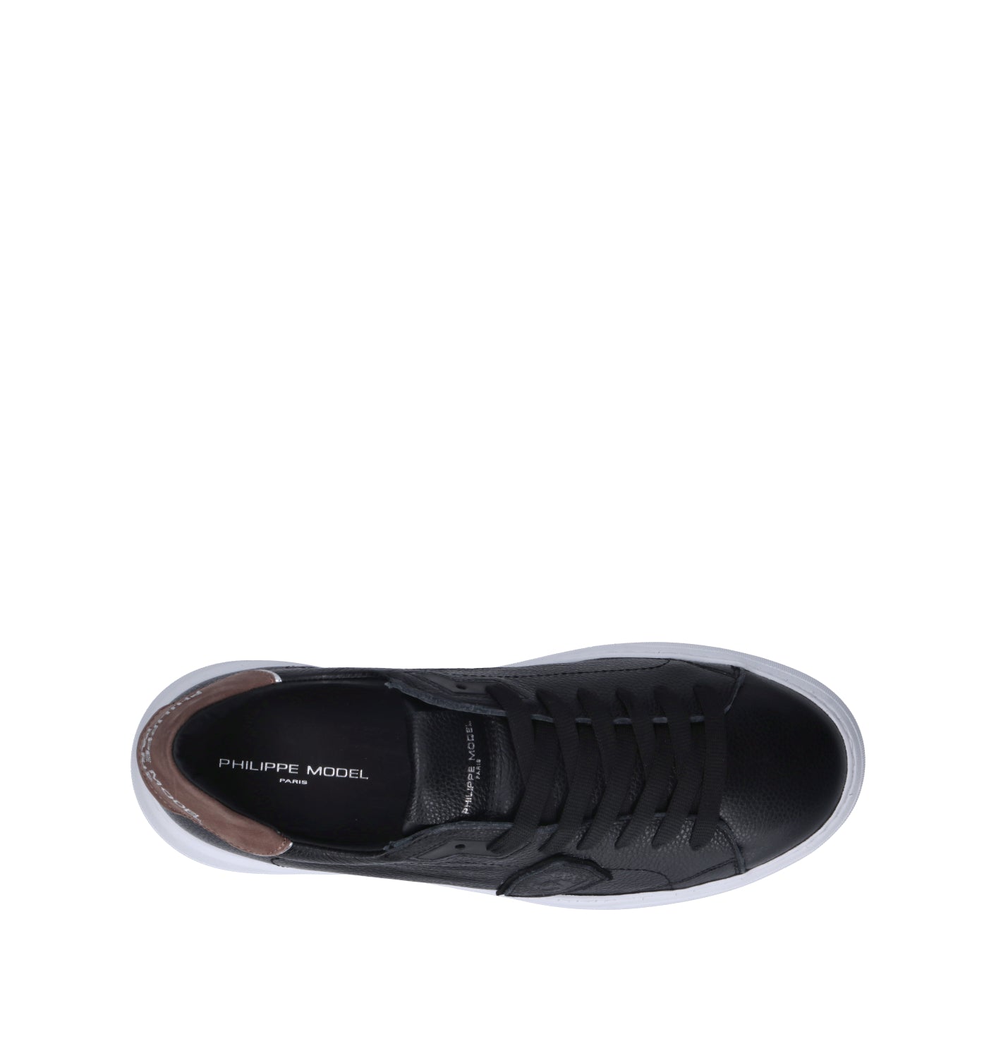 PHILIPPE MODEL Sneaker uomo nera in pelle