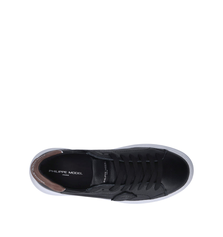 PHILIPPE MODEL Sneaker uomo nera in pelle
