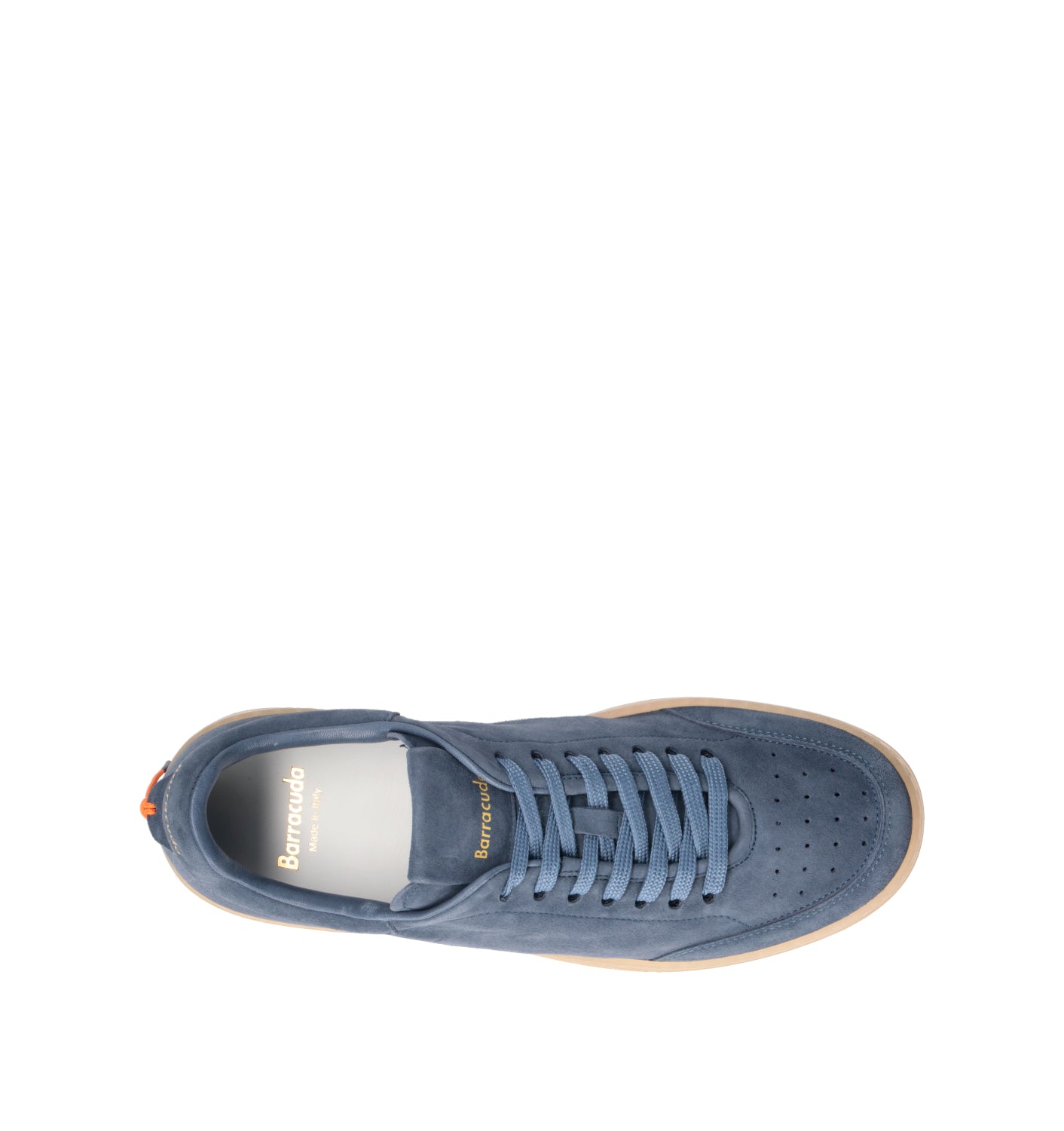 BARRACUDA Sneaker uomo denim in suede