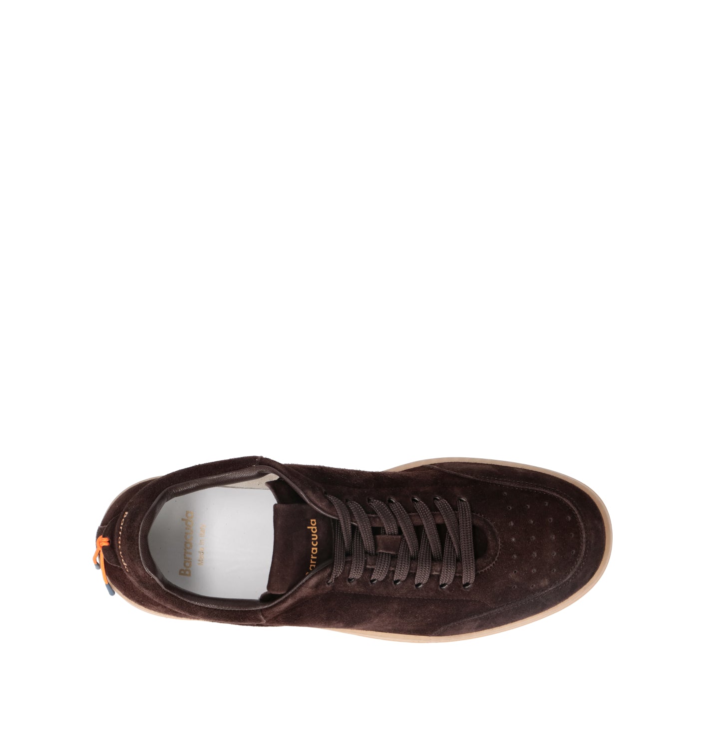 BARRACUDA Sneaker uomo testa di moro in suede
