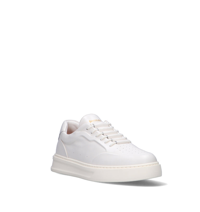BARRACUDA Sneaker uomo bianca in pelle