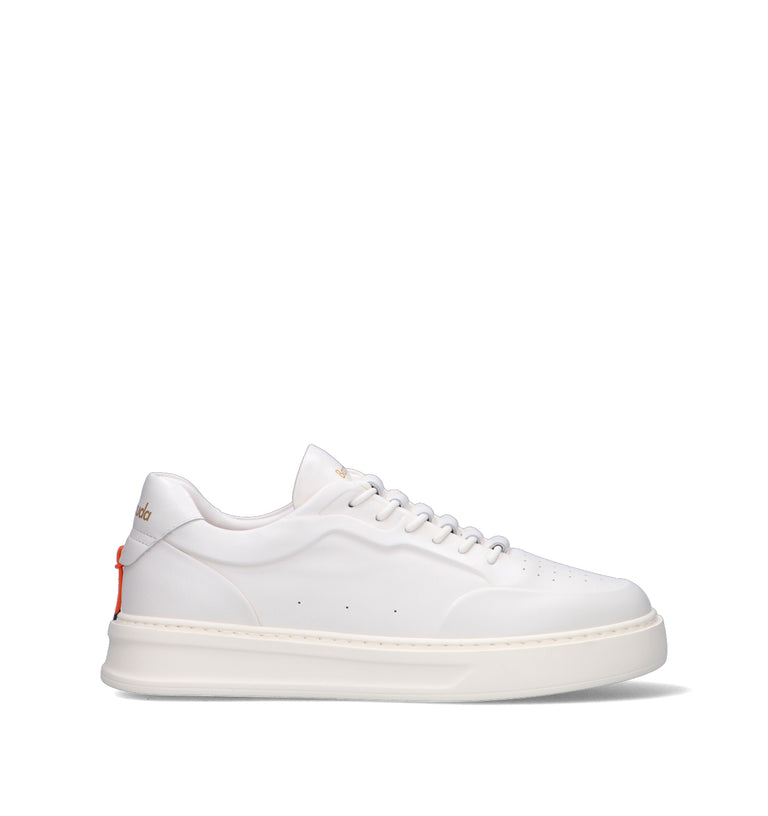 BARRACUDA Sneaker uomo bianca in pelle