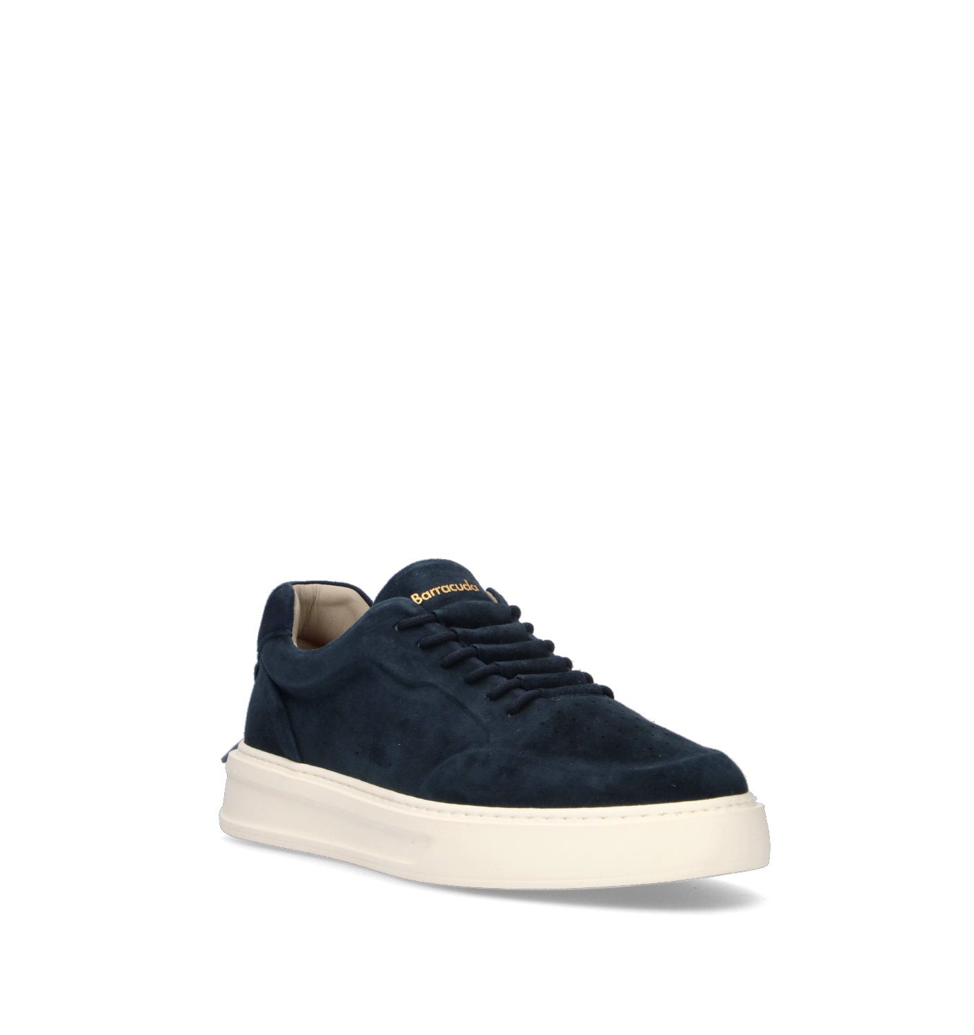 BARRACUDA Sneaker uomo blu in suede