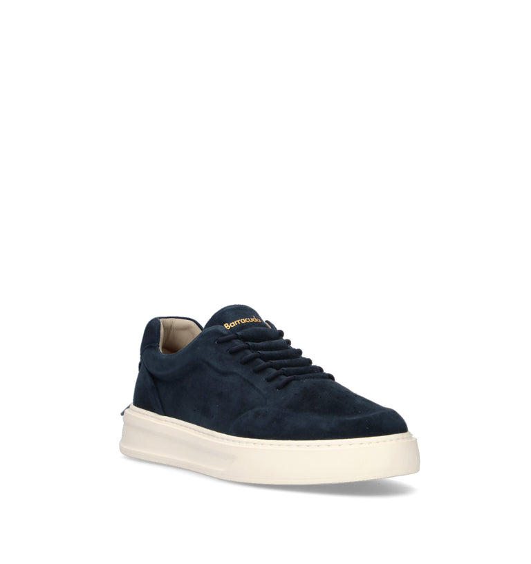 BARRACUDA Sneaker uomo blu in suede
