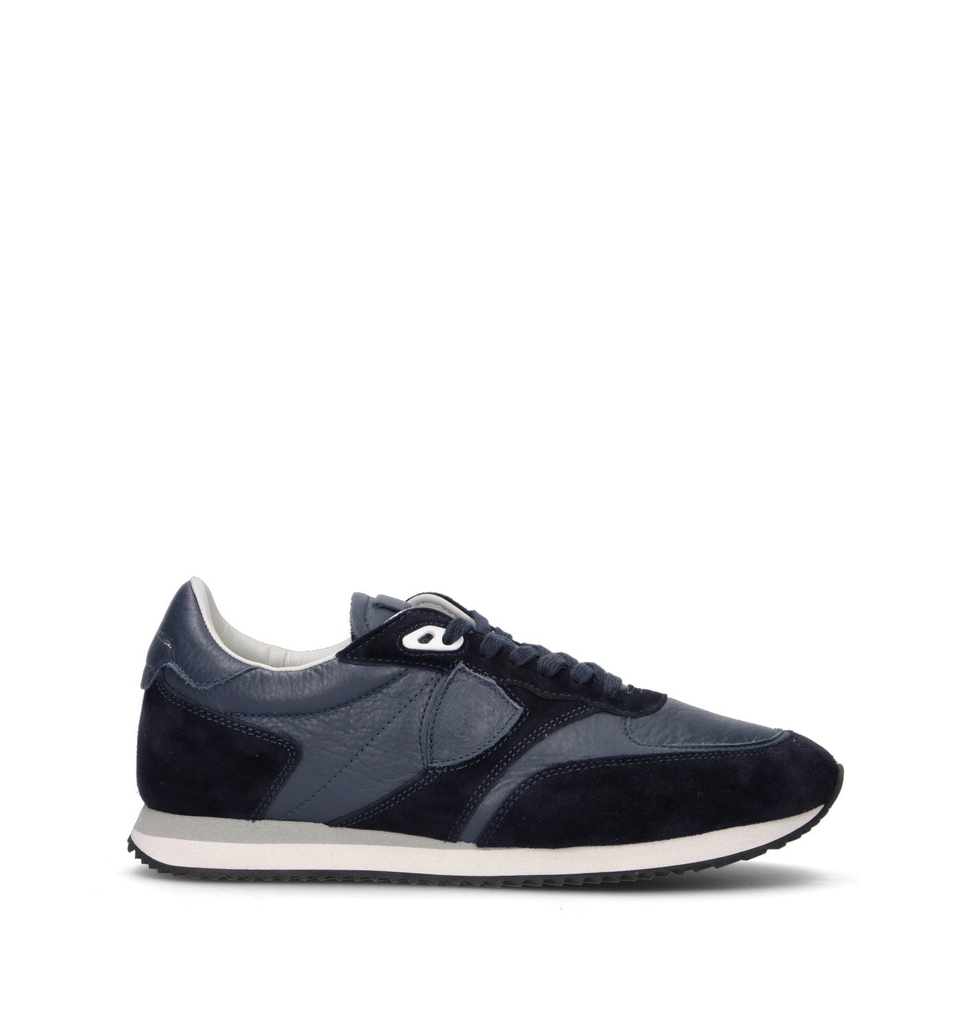 PHILIPPE MODEL Sneaker uomo blu in pelle