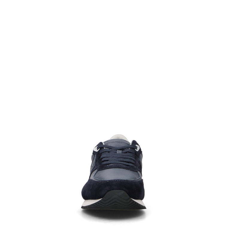 PHILIPPE MODEL Sneaker uomo blu in pelle