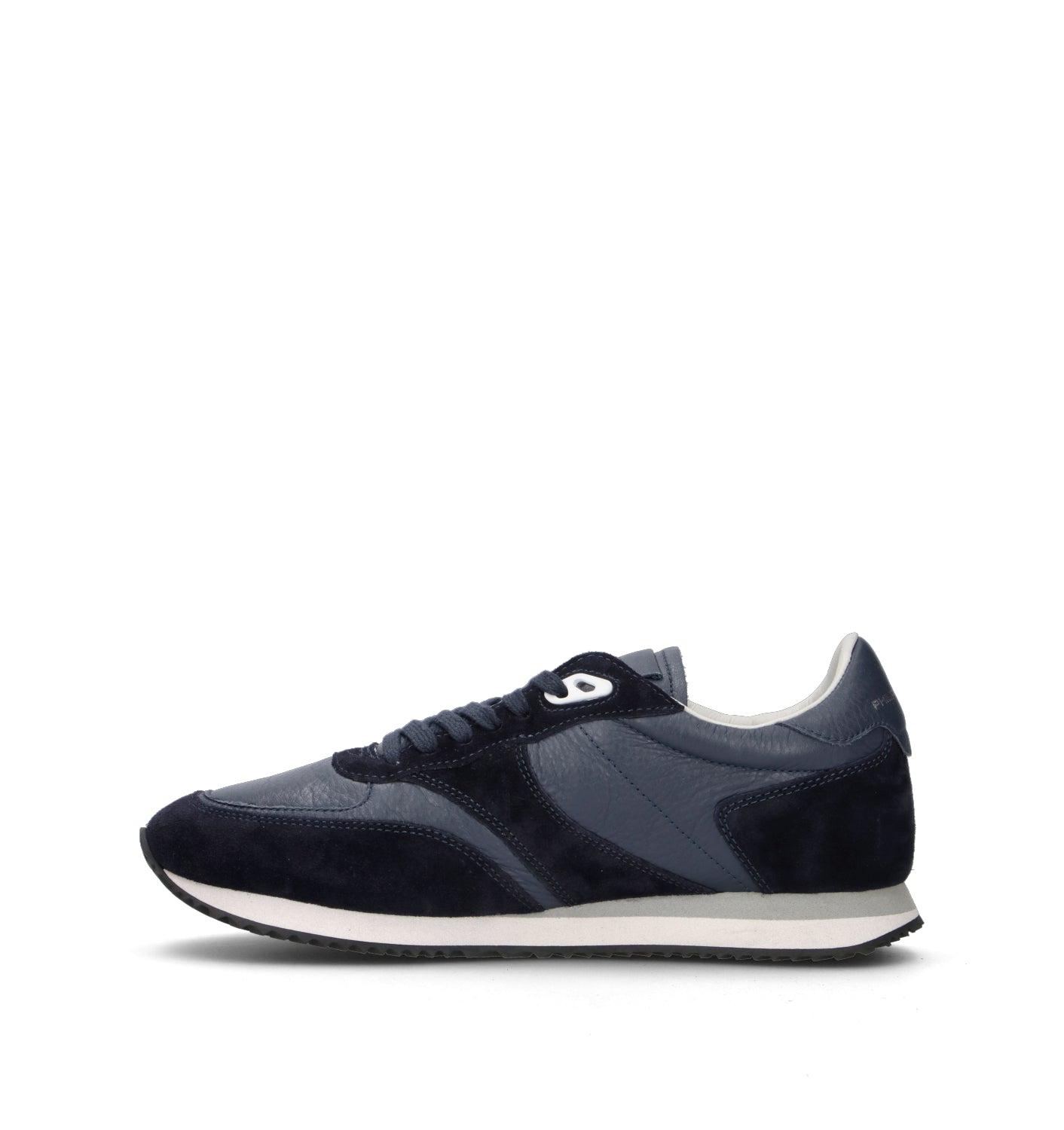 PHILIPPE MODEL Sneaker uomo blu in pelle