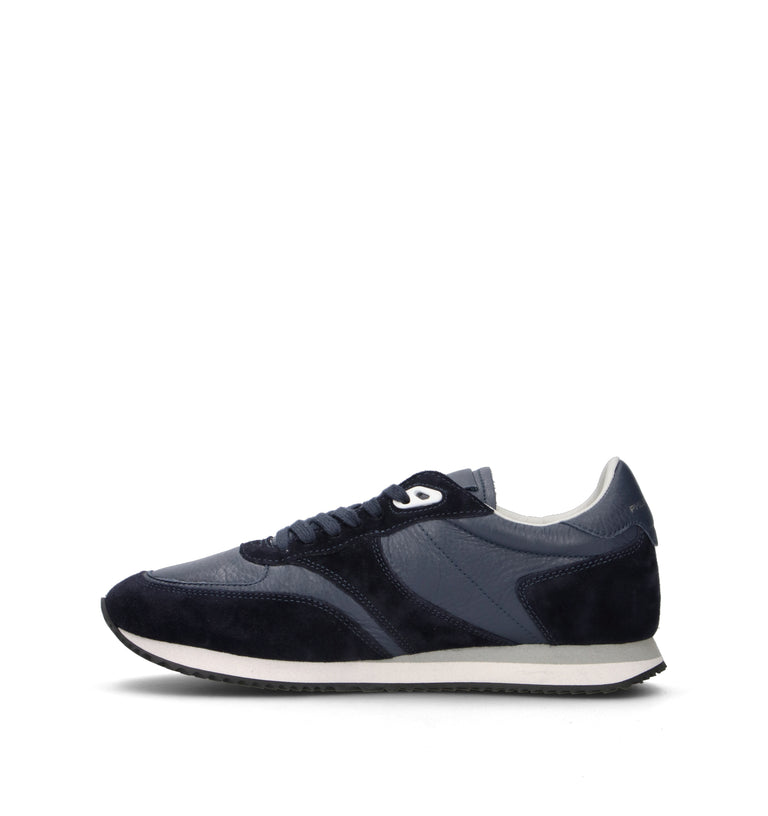 PHILIPPE MODEL Sneaker uomo blu in pelle