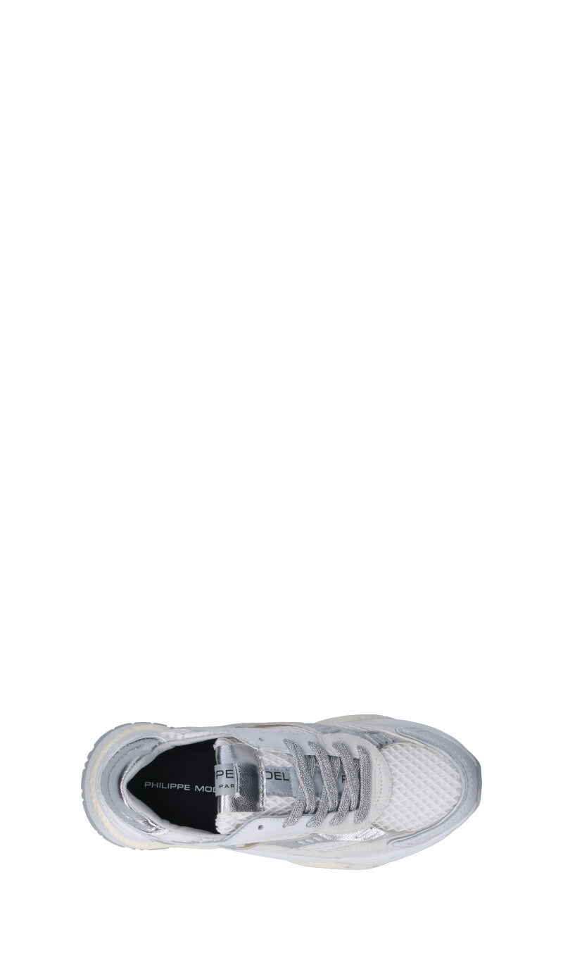 PHILIPPE MODEL Sneaker donna bianca/argento