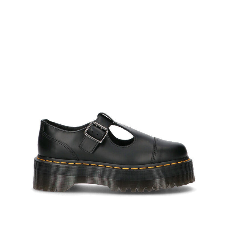 DR. MARTENS - BETHAN Stringata donna nera in pelle