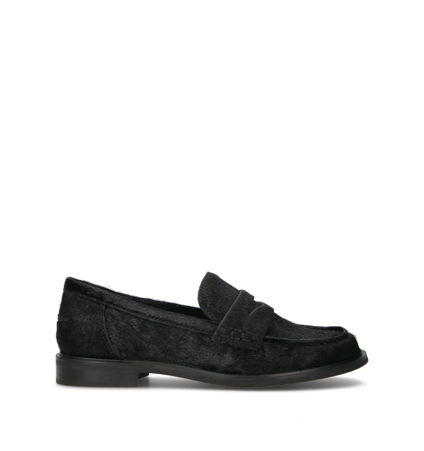 CAFéNOIR Mocassino donna nero in cavallino