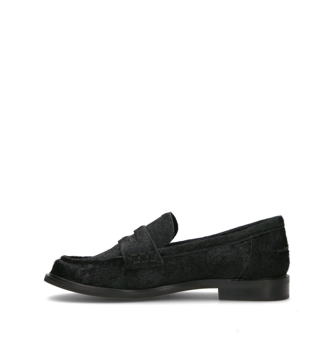 CAFéNOIR Mocassino donna nero in cavallino