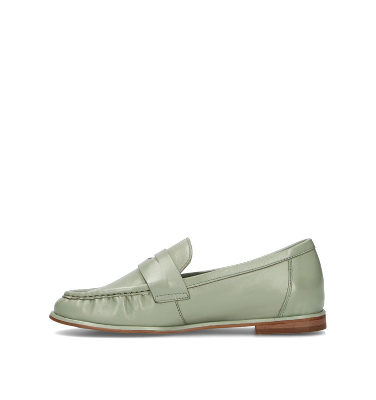 CAFéNOIR Mocassino donna verde in pelle