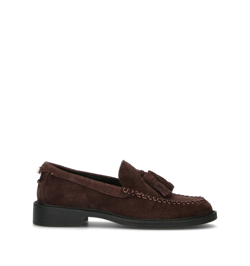 CAFéNOIR Mocassino donna testa di moro in suede