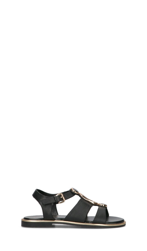 CAFéNOIR Sandalo donna nero in pelle