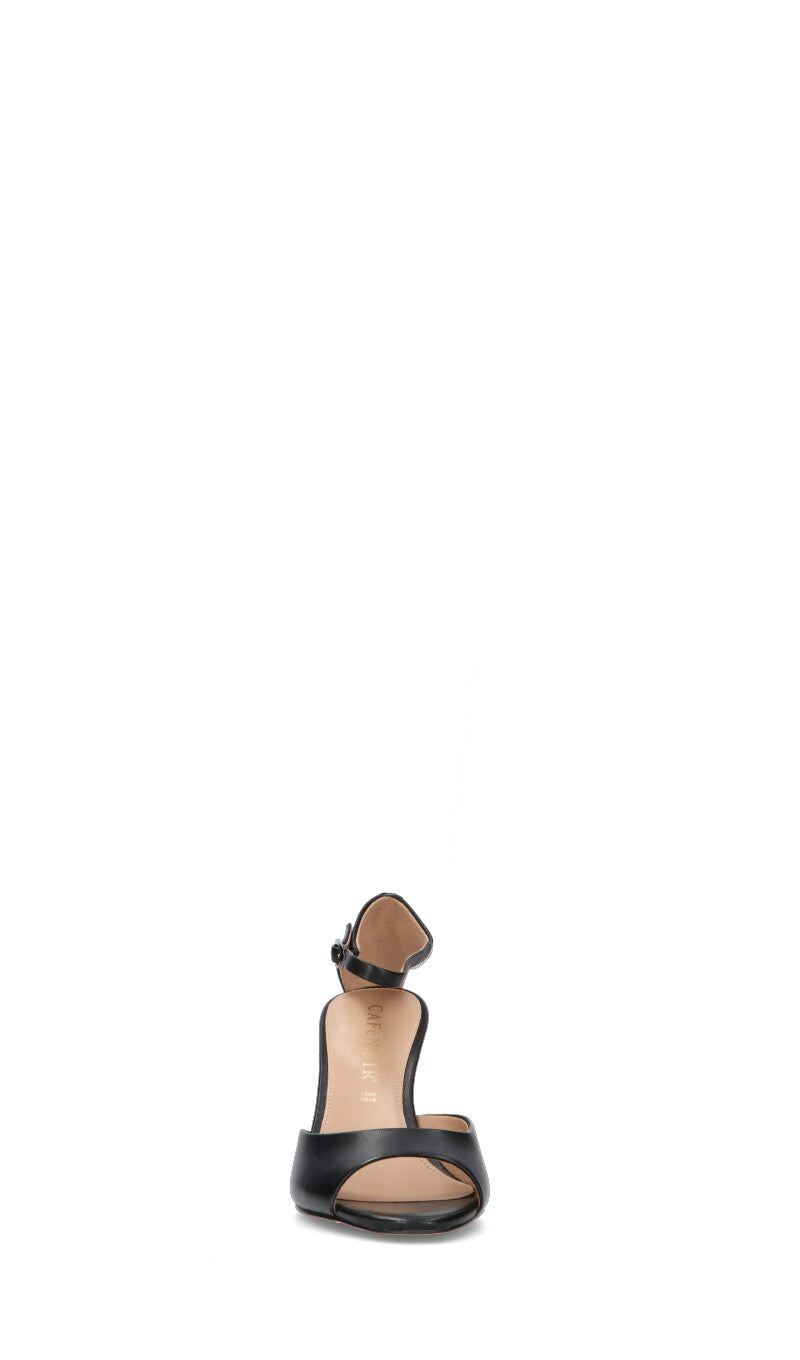 CAFéNOIR Sandalo donna nero in pelle