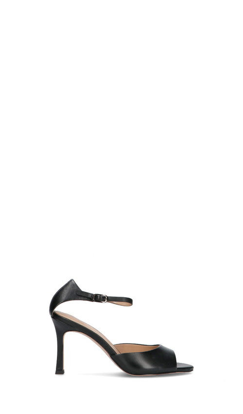 CAFéNOIR Sandalo donna nero in pelle